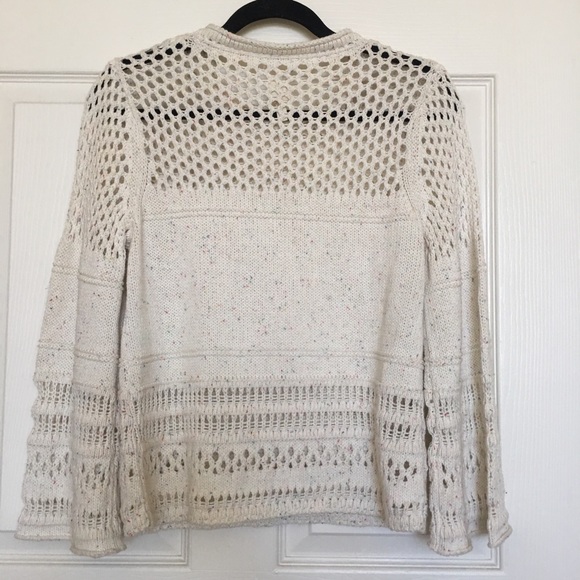 La Vie by Rebecca Taylor crochet knit confetti top - Picture 6 of 7